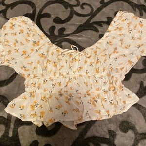 Floral crop top
